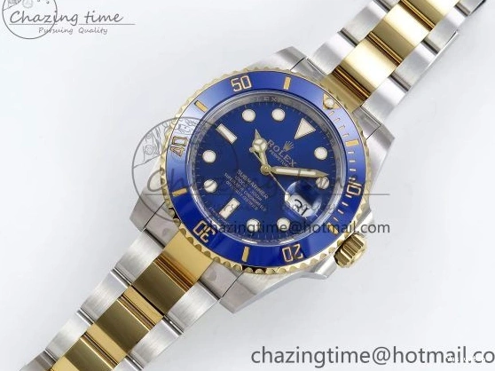 and LB Case Ceramic Blue Bracelet 116613 VR3135 SS 1:1 904L Edition Submariner Best HGF 0130